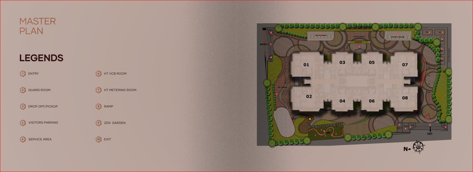 The Horizon Residences,Master Plan | DhanBhumi